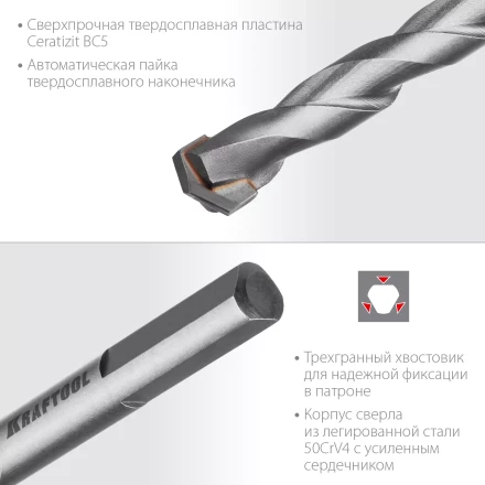 Cверла специальные по твёрдым материалам HARD 29177-120-10 купить в Урае