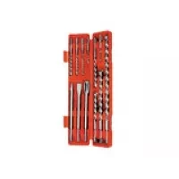 Набор буров по бетону 5-6х110 8-10-12х160 14-16х210 18х300 20х450 мм зубила SDS PLUS  MATRIX 71097