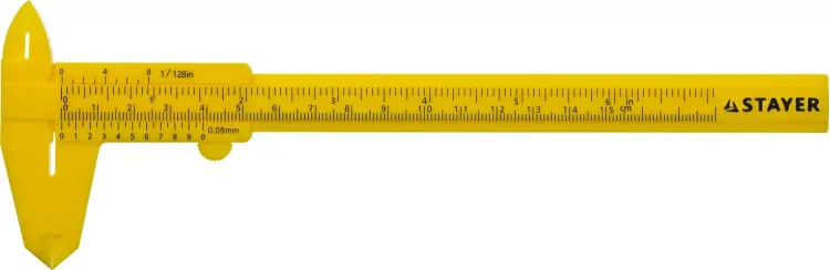Штангенциркуль STAYER "STANDARD" пластмассовый, 150 мм 3440_z01 купить в Урае