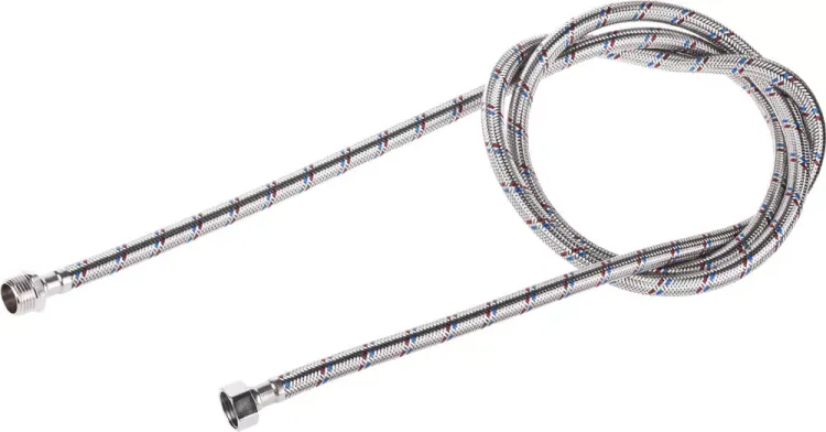 Подводка гибкая STAYER для воды, оплетка из нержавеющей стали, г/ш 1/2" - 2м 51015-G/S-200 купить в Урае