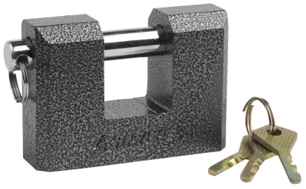 Замок STAYER &quot;MASTER&quot; навесной, П-образн.металлический корпус, с закаленной дужкой, в коробке, 90мм 37143-90 купить в Урае
