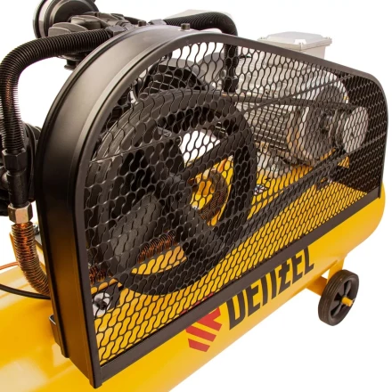 Компрессор воздушный BCW3000-T/100, ременный привод, 3.0 кВт, 100 литров, 520 л/мин Denzel 58118 купить в Урае