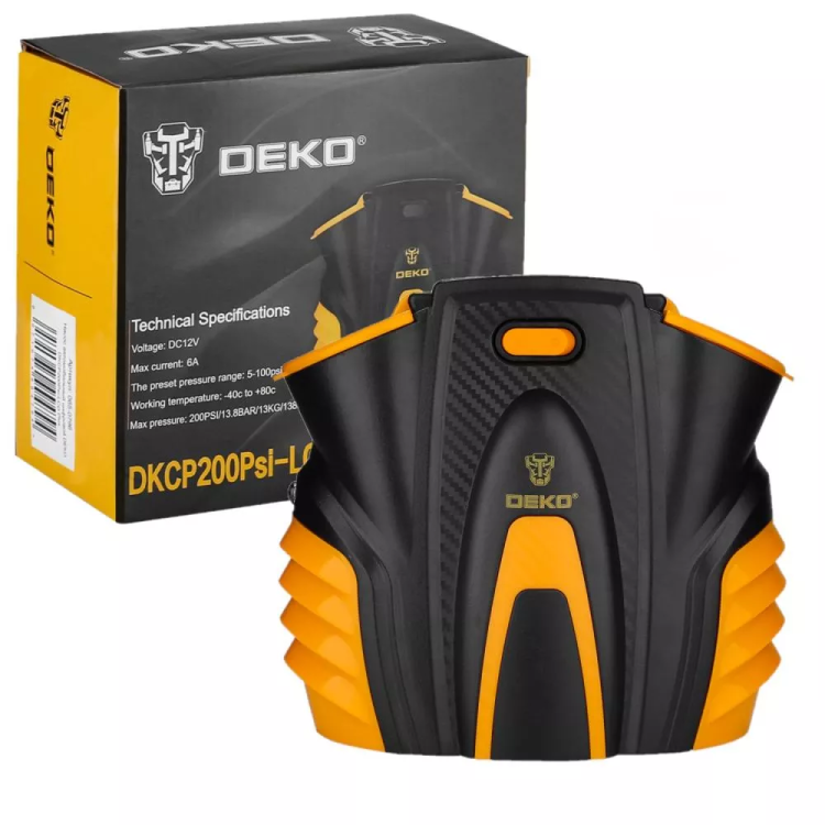 Насос автомобильный цифровой DEKO DKCP200Psi-LCD Plus, 065-0796 купить в Урае