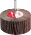Круг шлифовальный ЗУБР &quot;МАСТЕР&quot; веерный лепестковый, на шпильке, тип КЛО, зерно-электрокорунд нормальный, P100, 40х80мм 36604-100 купить в Урае
