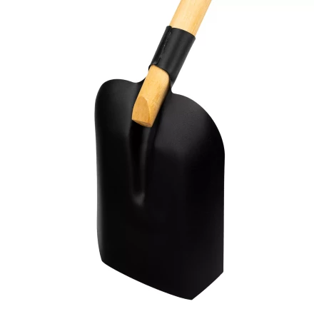 Лопата совковая, 235х270х1300 мм, деревянный черенок с пропиткой, Россия Сибртех 614595 купить в Урае