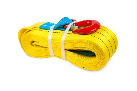 Буксир текстильный ленточный 10,0 т 6,0 м (крюк-крюк) 1002521 купить в Урае