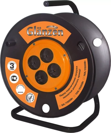 Катушка без провода GLANZEN с выносным барабаном Ф210мм ЕК-01-210 купить в Урае