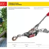 Лебедка ручная рычажная MIRAX, тросовая, 1,5т, 1,8м 43130-1.5 купить в Урае