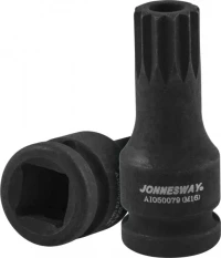Насадка М16 tamperproof 1/2''DR  для сливных пробок картеров агрегатов трансмиссий а/м VAG  AI050079 Jonnesway 48943