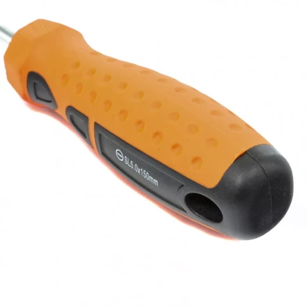 Отвертка &quot;Point&quot;, SL5,0 х 150 мм, CrV, 2-х компонентная рукоятка Sparta 11767 купить в Урае