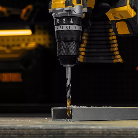 Сверло спиральное по металлу Denzel, 8,5 x 117мм, Р6М5, Golden Tip, многогранная заточка, 718283 купить в Урае