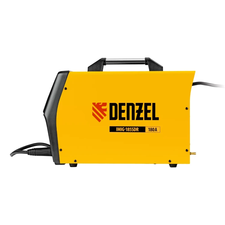 Аппарат инвертор. полуавтомат. cварки Denzel IMIG-185SDR 94363, 180 А, ПВ 60%, катушка 5 кг купить в Урае