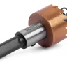 HSS-TiN коронка MESSER  24мм с центр. сверлом и толкающей пружиной для  лист. материала  до 2 мм ц/х купить в Урае