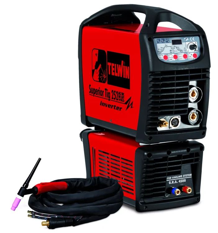 Сварочный аппарат Telwin SUPERIOR TIG 252 AC/DC HF/LIFT VRD AQUA  TIG ACC купить в Урае