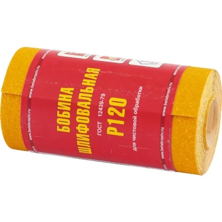 Шкурка на бумажной основе LP41C зернистость 16Н (Р80) мини-рулон 100мм х 5м Россия 75647 купить в Урае