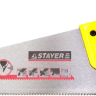 Ножовка многоцелевая (пила) STAYER TOOLBOX 350 мм, 11 TPI, мелкий прямой закаленный зуб, точный рез 2-15091-45 купить в Урае