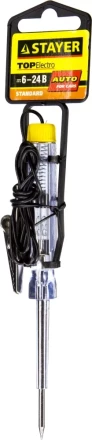 Пробник STAYER &quot;STANDARD&quot; для автопроводки, 6-24В, флажок-подвеска 2573-24V_z01 купить в Урае