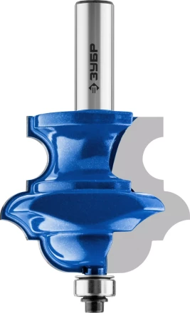 ЗУБР 57 x 47.6 мм, хвостовик 12 мм, фреза кромочная фигурная №6, Профессионал (28717-57) купить в Урае