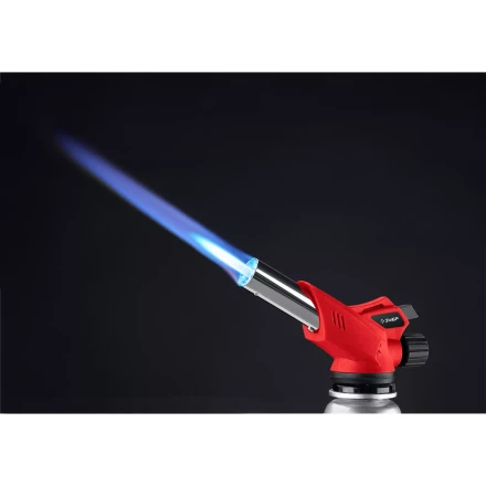 ЗУБР ГМ-350, 1300°C, газовая горелка с пьезоподжигом на баллон с цанговым соединением (55553) купить в Урае