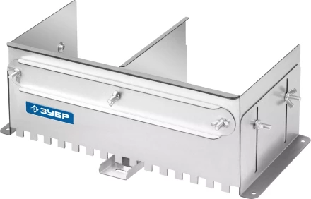 ЗУБР зуб 10*10 мм, до 600 мм, оцинкованная сталь, Раздвижная гребенка для плитки, ПРОФЕССИОНАЛ (08045-10) купить в Урае