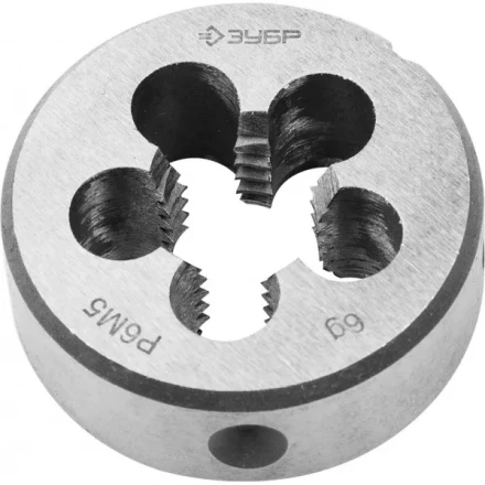 Плашка ЗУБР &quot;ЭКСПЕРТ&quot; круглая машинно-ручная для нарезания метрической резьбы, мелкий шаг, М14 x 1,5 4-28023-14-1.5 купить в Урае