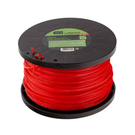 Леска для триммера звезда, на DIN катушке, 3 мм х 120 м, Россия Сибртех 961325 купить в Урае