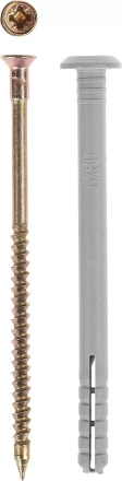Дюбель-гвоздь ЗУБР &quot;МАСТЕР&quot; полипропиленовый, грибовидный бортик, 6 x 80 мм, 70 шт 4-301355-06-080 купить в Урае