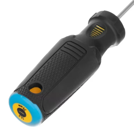 Отвертка SL3х75 мм, CrV, трехкомпонентная рукоятка Denzel 12188 купить в Урае