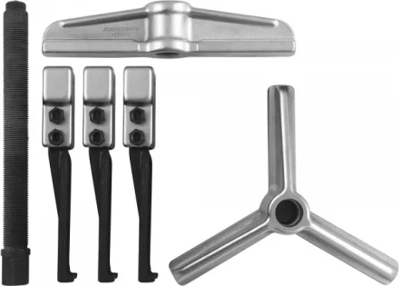 Съемник универсальный усиленный американского типа 2-3 захвата глубина 150мм набор  AE310142  Jonnesway 48924 купить в Урае