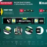 Профессиональный магнитный уровень с зеркальным глазком KRAFTOOL 34784 купить в Урае