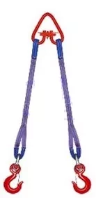 Строп текстильный двухветвевой 2СТ 8 т L=2.5 м SF7 180 мм Звено РТ-3 купить в Урае