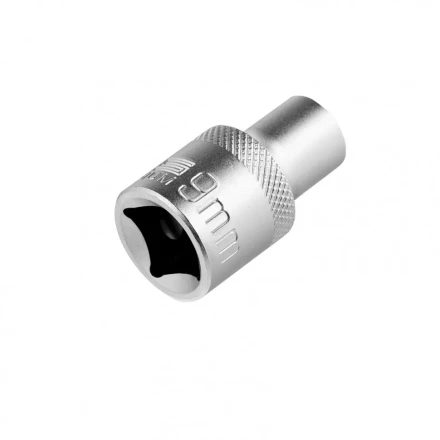 Головка торцевая 9 мм двенадцатигранная CrV под квадрат 1/2 хромированная Stels 13649 купить в Урае