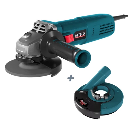 Угловая шлифмашина ALTECO AG 1400-125 ECS + Защитный кожух для пылеудаления ALTECO ADE 125 68946 купить в Урае