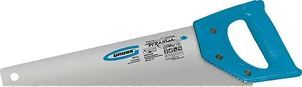 Ножовка для работы с ламинатом "PIRANHA",360 мм,15-16 TPI,зуб-2D,каленый зуб,пласт.рук-ка GROSS 24121 купить в Урае