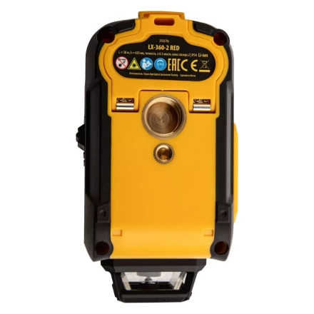 Лазерный уровень мультипризменный LX 360-2 Red, 30 м, 635 нм, аккумулятор Li 2800 мАч, резьба 5/8&quot; Denzel 35076 купить в Урае