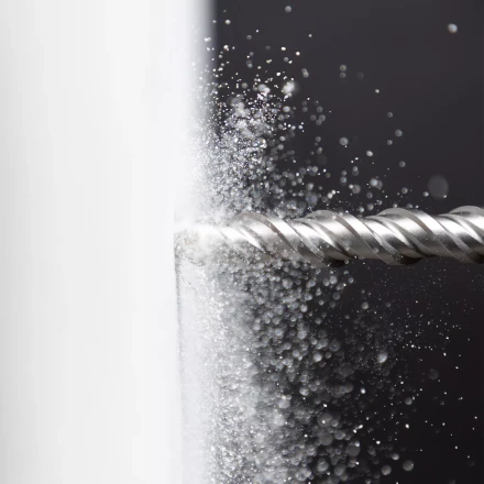 Бур по бетону Denzel, 18 x 460 мм, двойная спираль, три пылеотводящие кромки, 705045 купить в Урае