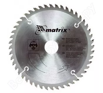 Пильный диск по дереву 160 х 20мм 24 зуба + кольцо 16/20  MATRIX  Professional 73211 купить в Урае