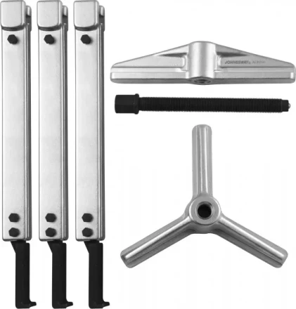 Съемник универсальный усиленный американского типа 2-3 захвата глубина 250мм набор  AE310141 Jonnesway 48923 купить в Урае