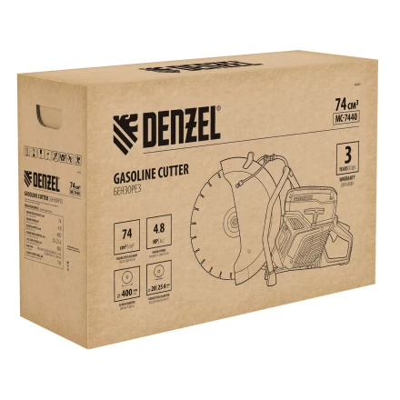Бензорез DENZEL МС-7440, 74 см3, диаметр диска 400 мм купить в Урае