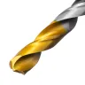 Сверло спиральное по металлу Denzel 10 x 133мм, Р6М5, Golden Tip, многогранная заточка, 718285 купить в Урае