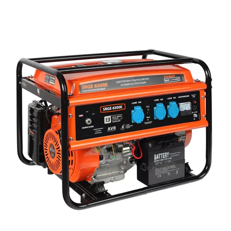 Бензогенератор Patriot Max Power SRGE-6500 E купить в Урае