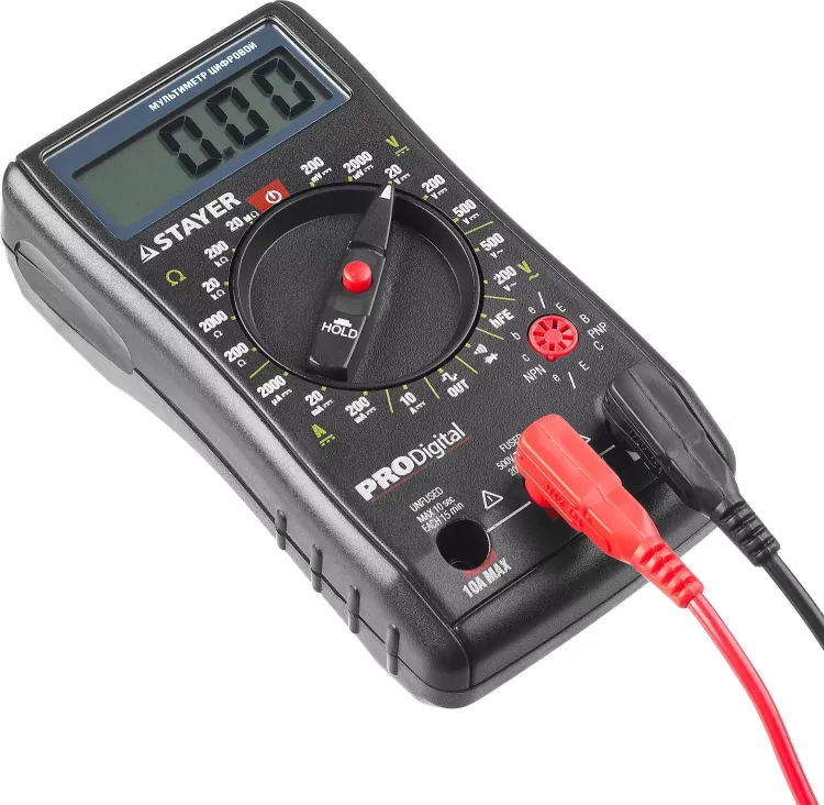 Мультиметр STAYER "PROFESSIONAL" PRODigital цифровой 45310 купить в Урае