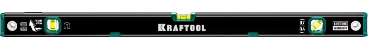 Профессиональный магнитный уровень с зеркальным глазком KRAFTOOL 34785-80 купить в Урае