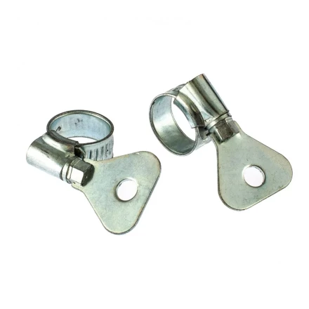 Хомуты металлические червячные 10-16 мм ширина 10 мм W1 с металлическим ключом 2 шт Сибртех 476487 купить в Урае