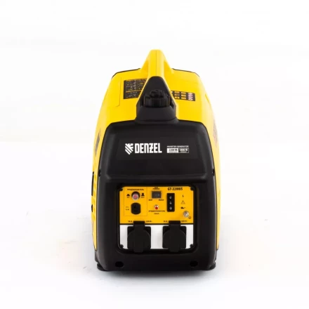 Генератор инверторный GT-2200iS, 2.2 кВт, 230 В, бак 4 л, закрытый корпус, ручной старт Denzel 94702 купить в Урае