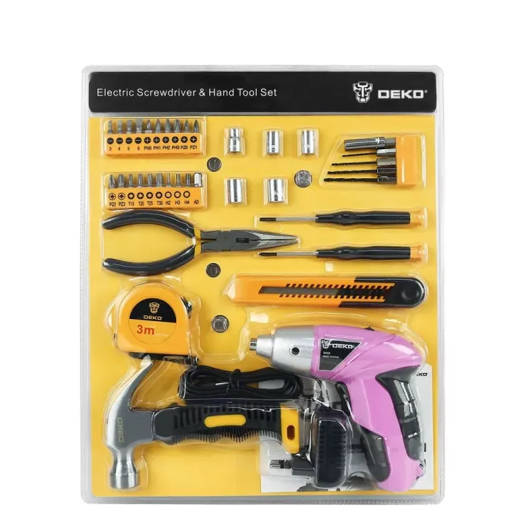 Отвертка аккумуляторная DEKO DKS4 и набор 36 Tools Kit, 063-4109 купить в Урае