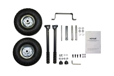 Комплект колёс и ручек для бензогенераторов DY6500, DY8000, DY9500, DY11000 L / LX / LX-3 / LXA / LXW Huter купить в Урае