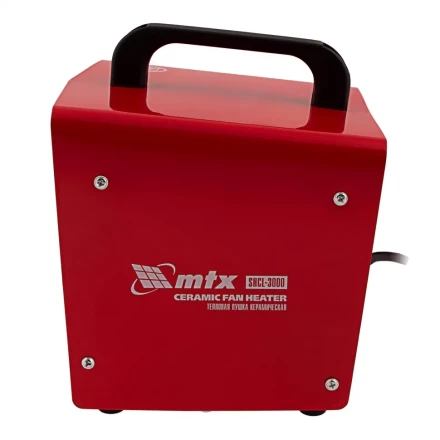 Тепловая пушка керамическая SHCL-3000, квадратная, 230 В, 480 м3/ч, 1/3 кВт// MTX 96403 купить в Урае