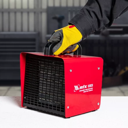 Тепловая пушка керамическая SHCL-3000, квадратная, 230 В, 480 м3/ч, 1/3 кВт// MTX 96403 купить в Урае