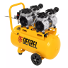Компрессор безмасляный, малошумный Denzel DLS 1500/50, 1500 ВТ, 2x750, 50 л, 260 л/мин купить в Урае